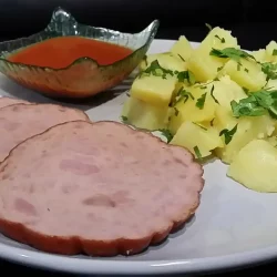 Barena dimljena šunka u mrežici 1