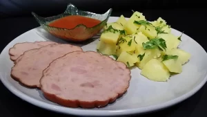 Barena dimljena šunka u mrežici 1