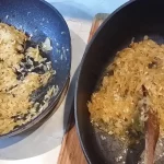 Podvarak sa suvim mesom | Ređanje kupusa i mesa u tepsiji | Postupak 4 | Slika 2/7