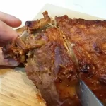 Svinjska krmenadla u komadu iz rerne | Serviranje  | Postupak 5 | Slika 3/7