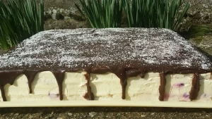 Voćna torta sa ananasom i višnjama