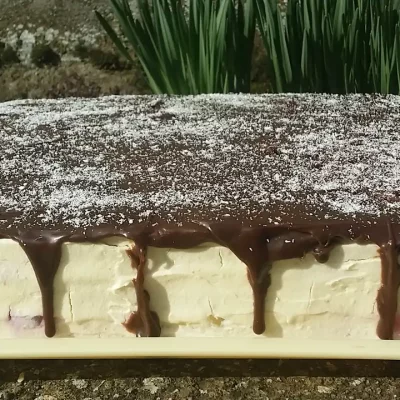 Voćna torta sa ananasom i višnjama