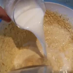 Kolač sa jabukama i džemom od smokve | Priprema smese za kolač | Postupak 2 | Slika 6/15