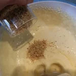 Kolač sa jabukama i džemom od smokve | Priprema smese za kolač | Postupak 2 | Slika 4/15