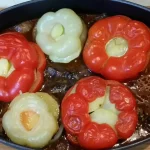 Posne punjene paprike sa pečurkama | Pečenje paprika | Postupak 7 | Slika 4/6