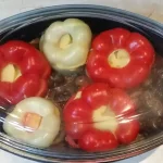 Posne punjene paprike sa pečurkama | Pečenje paprika | Postupak 7 | Slika 2/6