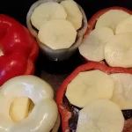 Posne punjene paprike sa pečurkama | Punjenje paprika | Postupak 5 | Slika 5/8