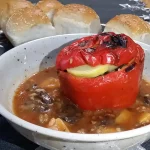 Posne punjene paprike sa pečurkama | Serviranje | Postupak 8 | Slika 4/4