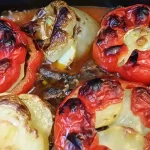 Posne punjene paprike sa pečurkama 7 | Istaknuta slika 2/4 | 7, neodoljivih, –, paprika, pečurka, pirinač, krompir, i, šargarepa, u, balansu, paradajz, sosa, i, luka