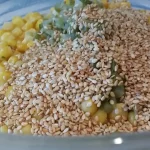 Kukuruz salata sa susamom 11 | Istaknuta slika 3/4 | Salata, prilog, ili, kao, lagani, samostalni, obrok, odaberite, sami