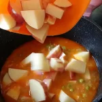 Cušpajz od graška | Dodavanje ostalih sastojaka | Postupak 4 | Slika 1/6