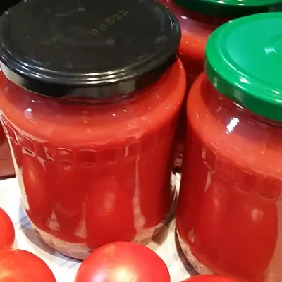 Domaći kuvani paradajz | Punjenje tegli | Postupak 6 | Slika 3/3