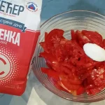 Salata od paradajza i crvenog luka | Dodavanje začina | Postupak 2 | Slika 2/4