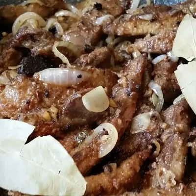 Svinjska džigerica u sosu | Dinstanje džigerice  | Postupak 3 | Slika 2/3