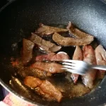 Svinjska džigerica u sosu | Prženje džigerice | Postupak 1 | Slika 5/6