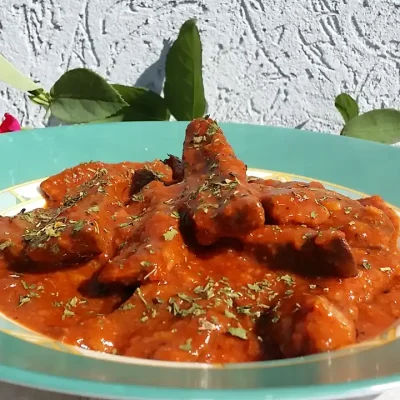 Svinjska džigerica u sosu | Serviranje | Postupak 5 | Slika 2/2