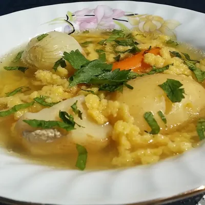 Tarana od griza za supu | Serviranje | Postupak 3 | Slika 1/2