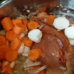 Gust pasulj sa dimljlenom kolenicom | Priprema povrća | Postupak 3 | Slika 7/7