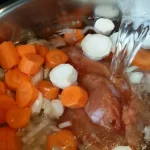 Gust pasulj sa dimljlenom kolenicom | Priprema povrća | Postupak 3 | Slika 6/7