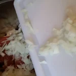 Gust pasulj sa dimljlenom kolenicom | Priprema povrća | Postupak 3 | Slika 3/7