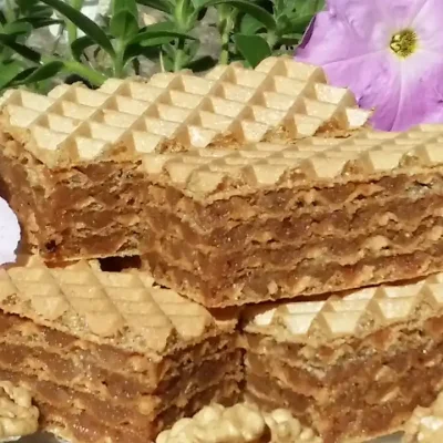 Oblatne sa čokoladom i keksom | Serviranje | Postupak 5 | Slika 2/3