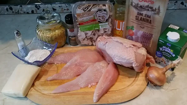 Pileće rolnice u sosu od pečuraka | Istaknuta slika 4/4 | Kada, je, hladno, piletina, se, smrzava, ali, kaput, od, slanine, sve, to, rešava