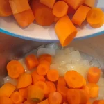 Potaž supa od šargarepe | Dinstanje povrća | Postupak 2 | Slika 5/6