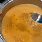 Potaž supa od šargarepe | Blendiranje i dodavanje ostalih sastojaka | Postupak 4 | Slika 4/4