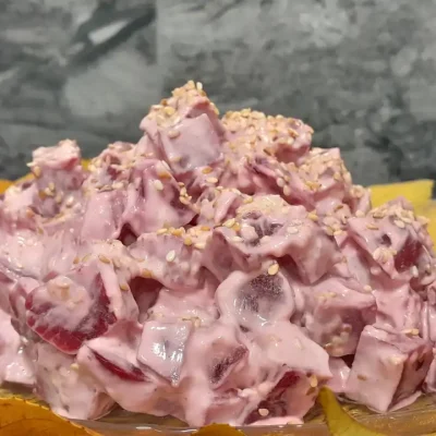 Salata od cvekle sa susamom | Serviranje | Postupak 5 | Slika 2/3