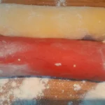 Prugasti božićni kolačići | Priprema testa za formiranje oblika | Postupak 3 | Slika 4/5