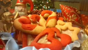 Prugasti božićni kolačići 4