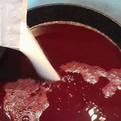 Sirup od kupina | Kuvanje 1 ture sirupa | Postupak 4 | Slika 1/3