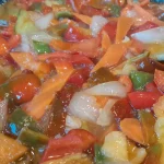 Piletina u slatko-kiselom sosu sa ananasom | Spajanje svih sastojaka | Postupak 5 | Slika 1/9