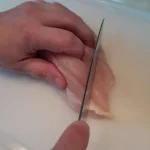 Piletina u slatko-kiselom sosu sa ananasom | Priprema mesa | Postupak 1 | Slika 2/8