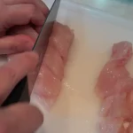 Piletina u slatko-kiselom sosu sa ananasom | Priprema mesa | Postupak 1 | Slika 3/8