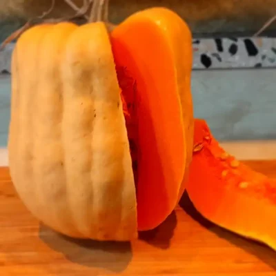 Slani rolat sa bundevom | Priprema bundeve | Postupak 1 | Slika 1/2