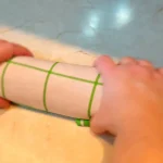 Slani rolat sa bundevom | Motanje rolata | Postupak 4 | Slika 5/6