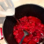 Torta slatki greh | Priprema fila od višanja | Postupak 3 | Slika 3/8