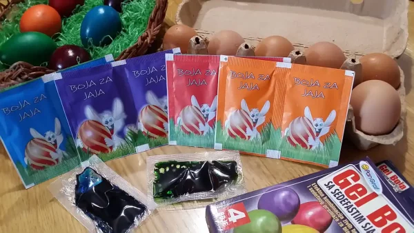 Farbana jaja 26 | Istaknuta slika 4/4 | Jaja, blistaju, u, bojama, duge, čarolija, Uskrsa, stiže, puna, strune