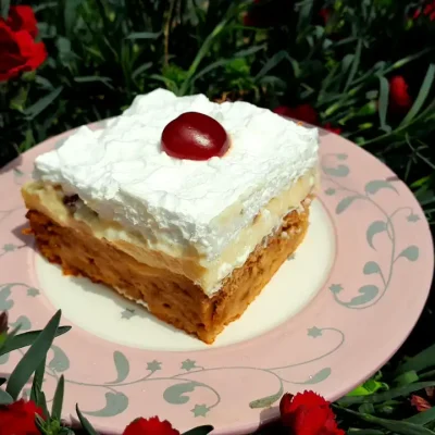 Merilin kolač sa jabukama i trešnjama | Serviranje | Postupak 8 | Slika 3/3