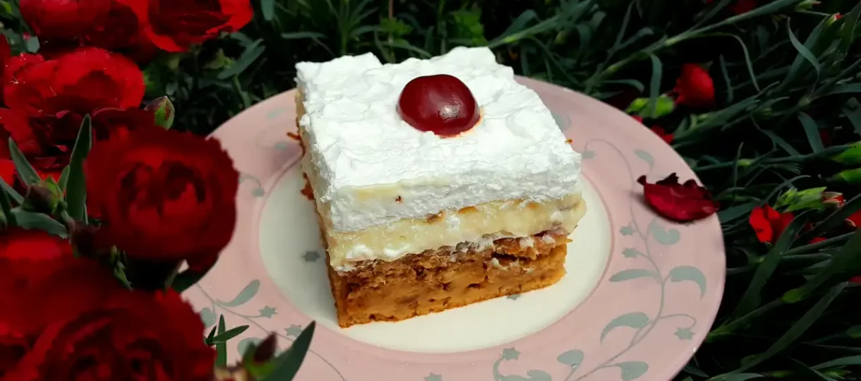 Merilin kolač sa jabukama i trešnjama