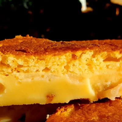 Slika vezana za Far Breton mekan kolač sa kruškama nalik pudingu 1