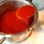 Marmelada od breskve | Sipanje marmelade u tegle | Postupak 6 | Slika 1/8