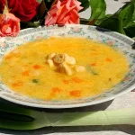 Svečana bela čorba 2 | Istaknuta slika 1/4 | Povrće, šareno, meso, meko, bogata, i, prava, svečani, tanjir, ume, da, začara