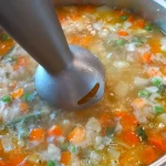 Svečana bela čorba 28 | Istaknuta slika 3/4 | Povrće, šareno, meso, meko, bogata, i, prava, svečani, tanjir, ume, da, začara