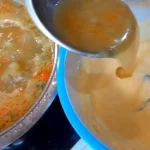 Svečana bela čorba | Priprema zaprške od pavlake i jaja | Postupak 7 | Slika 5/7