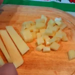 Svečana bela čorba | Priprema povrća | Postupak 1 | Slika 4/4